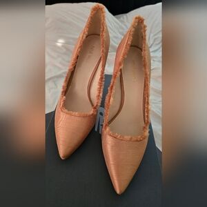 Nine West Women's Golden Yellow Heels